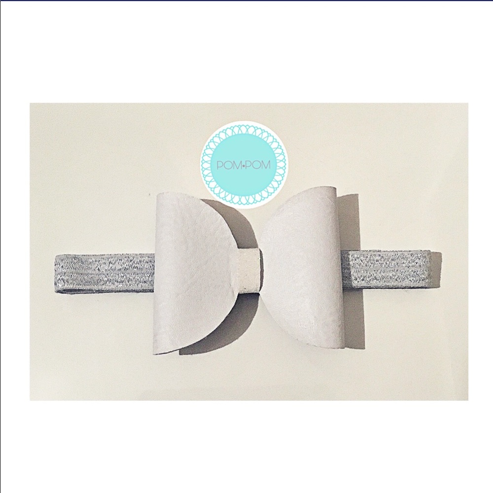 Must bundle! White Bow Headband